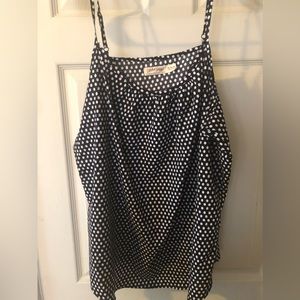 Faded Glory Blk w/White Polka Dots Sz XL 16-18